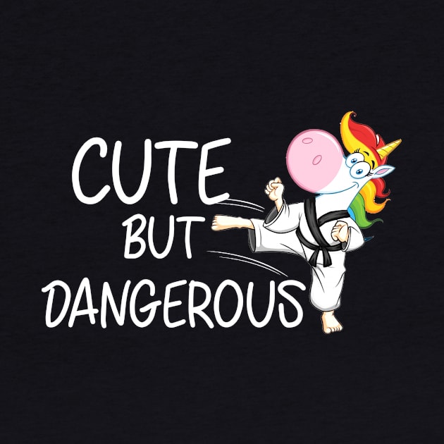 Cute Dangerous Karate Taekwondo Shirt Funny Gifts by Walkowiakvandersteen